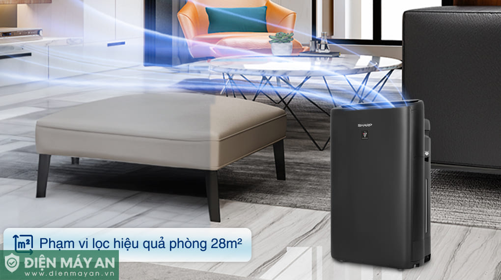 Máy lọc không khí và tạo ẩm Sharp KI-N40V-H 29W